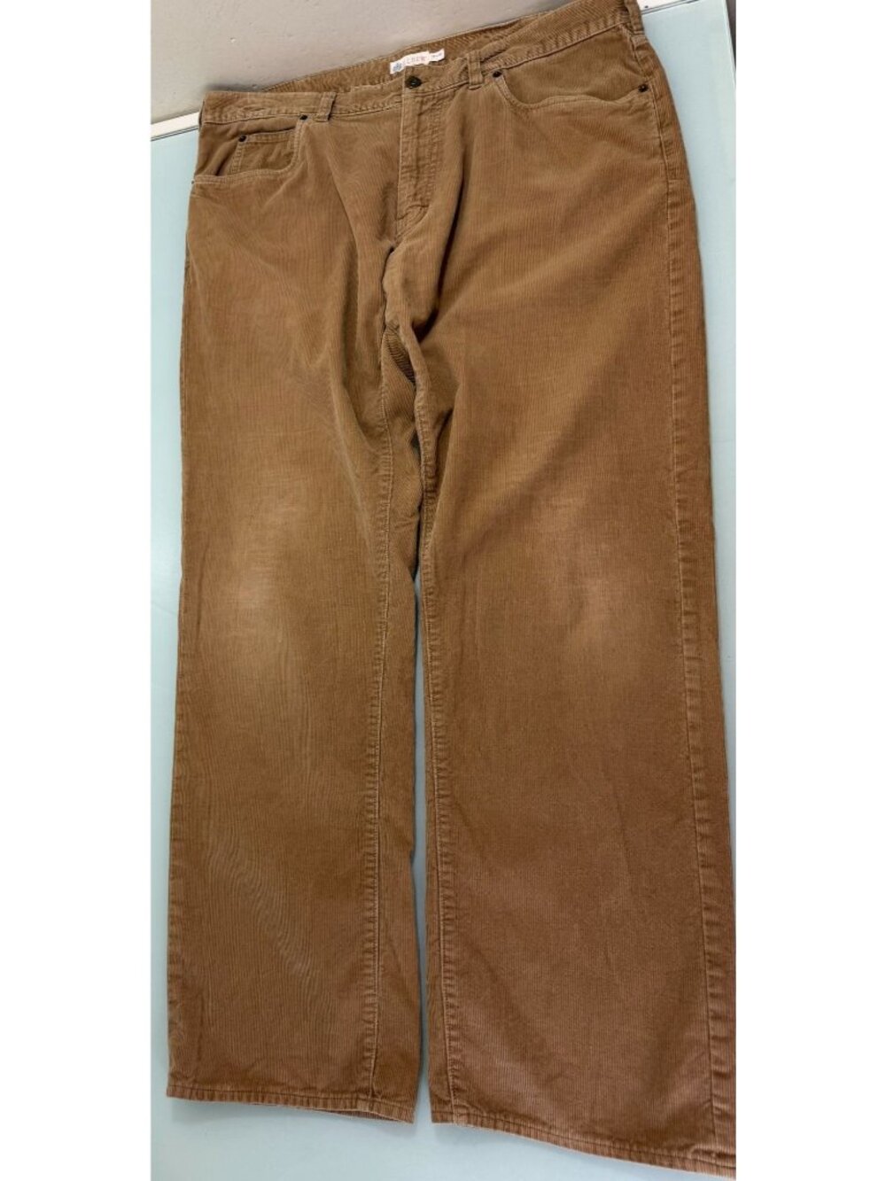 J Crew Corduroy Pants Mens 38X32 Wide Leg Distressed Baggy Y2K Grunge Skater